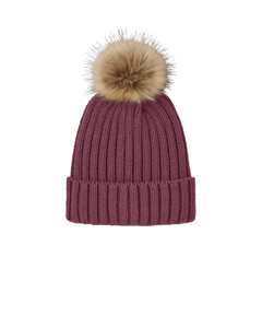 Port Authority C990 Acrylic Blend-Faux Fur Pom Beanie Acrylic Blend