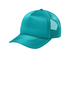 Port Authority C993 Blue-Green-Foam Truck'N Cap Blue-Green