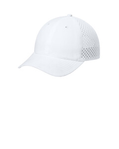 Port Authority C995 White-All-Day Performance UPF Perforated Cap White