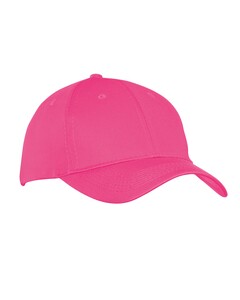 Port Authority CP80 Pink-Six-Panel Twill Cap Pink