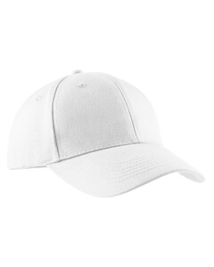 Port Authority CP82 White-Brushed Twill Cap White