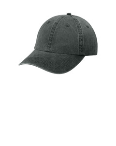 Port Authority CP84 Black-Pigment-Dyed Cap Black