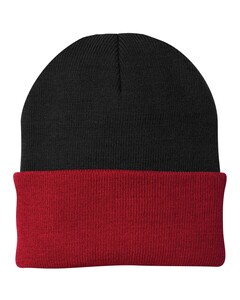 Port Authority CP90 Red-Knit Beanie Red