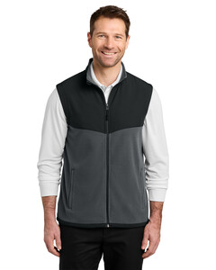 Port Authority F181 Gray-Therma-Tek Fleece Vest Gray