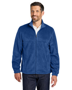 Port Authority F190 Blue-Plush Fleece Full-Zip Jacket Blue