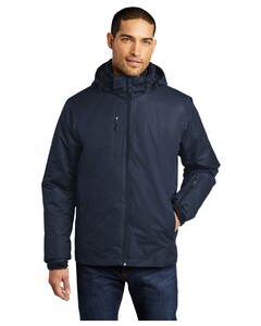 Port Authority J332 Blue-Vortex Waterproof 3-in-1 Jacket Blue