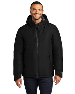 Port Authority J362 Black-Venture Waterproof Insulated Jacket Black