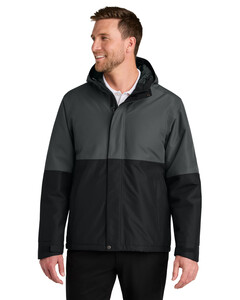 Port Authority J721 Gray-Insulated Heavy Ripstop Jacket Gray