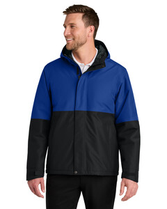 Port Authority J721 Blue-Insulated Heavy Ripstop Jacket Blue