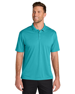 Port Authority K240 Blue-Green-Wearever Performance Pique Polo Shirt  Blue-Green