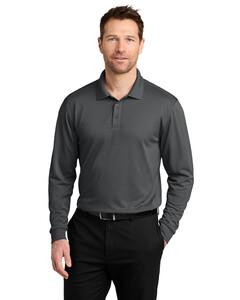 Port Authority K240LS Gray-Wearever Performance Pique Long Sleeve Polo Gray