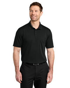 Port Authority K240P Black-Wearever Performance Pique Pocket Polo Black