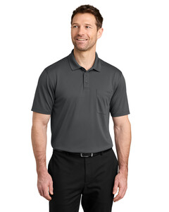 Port Authority K240P Gray-Wearever Performance Pique Pocket Polo Gray