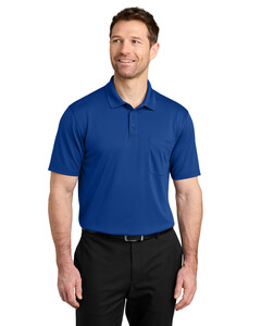 Port Authority K240P Blue-Wearever Performance Pique Pocket Polo Blue