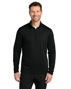 Port Authority K241 Black-Wearever Performance Pique 1/4-Zip  Black