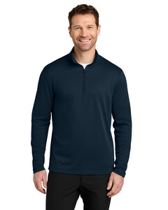 Port Authority K241 Navy-Wearever Performance Pique 1/4-Zip  Navy