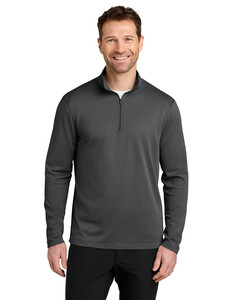 Port Authority K241 Gray-Wearever Performance Pique 1/4-Zip  Gray