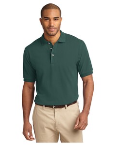 Pique Knit Polo Shirt Green Port Authority K420 Green