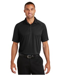 Port Authority K575 Black-Crossover Raglan Polo Shirt Black