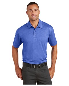 Port Authority K576 Blue-Trace Heather Polo Shirt Blue