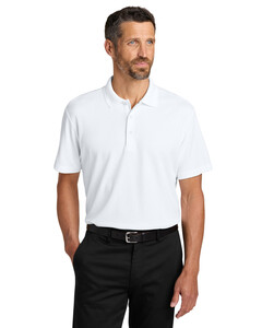 Port Authority K620 White-Plaited Pique Polo Shirt White