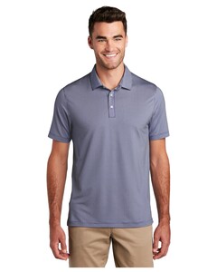 Port Authority K646 Navy-Gingham Polo Shirt  Navy