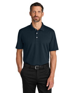 Port Authority K845 Navy-Dry Zone Stain-Release Grid Polo Navy