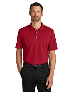 Port Authority K845 Red-Dry Zone Stain-Release Grid Polo Red