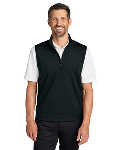 Port Authority K880V Black-C-FREE Double Knit 1/4-Zip Vest  Black