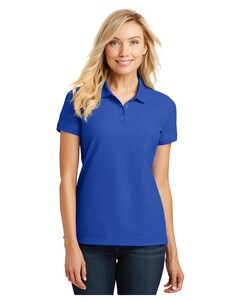 Port Authority L100 Blue-Women's Core Classic Pique Polo Shirt Blue