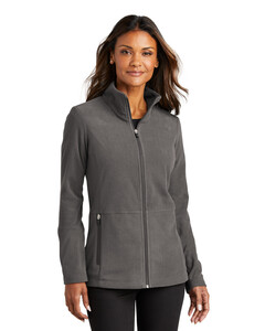Women's Accord Microfleece Jacket Gray Port Authority L151 Gray
