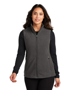 Women's Accord Microfleece Vest Gray Port Authority L152 Gray