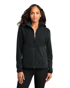 Port Authority L180 Black-Women's Therma-Tek Fleece Jacket Black