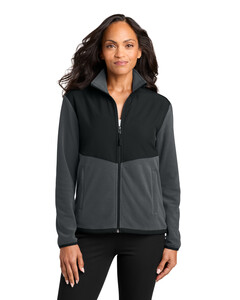 Port Authority L180 Gray-Women's Therma-Tek Fleece Jacket Gray
