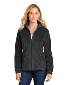 Port Authority L190 Black-Women's Plush Fleece Full-Zip Jacket  Black