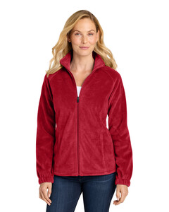 Port Authority L190 Red-Women's Plush Fleece Full-Zip Jacket  Red