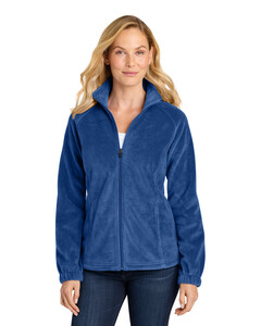 Port Authority L190 Blue-Women's Plush Fleece Full-Zip Jacket  Blue