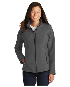 Women's Core Soft Shell Jacket Gray Port Authority L317 Gray