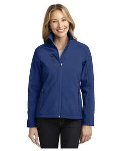 Women's Welded Soft Shell Jacket Blue Port Authority L324 Blue