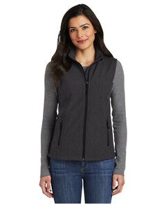 Women's Core Soft Shell Vest Gray Port Authority L325 Gray