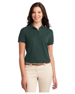 Port Authority L500 Green-Women's Silk Touch Poly/Cotton Pique Polo Shirt Green