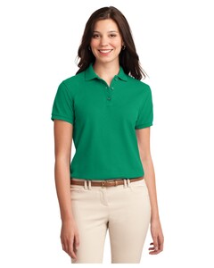 Port Authority L500 Green-Women's Silk Touch Poly/Cotton Pique Polo Shirt Green