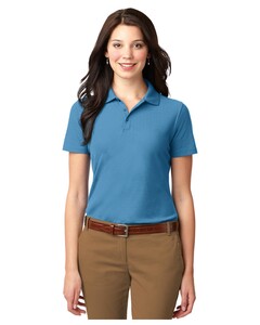 Women's Stain-Resistant Polo Shirt Blue-Green Port Authority L510 Blue-Green