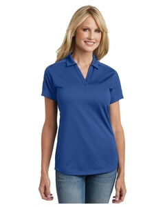 Port Authority L569 Blue-Women's Diamond Jacquard Polo Shirt Blue