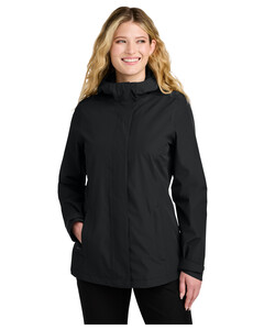 Port Authority L714 Black-Women’s C-FREE&reg; Rain Jacket Black