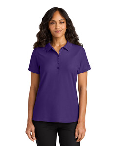 Port Authority LK200 Purple-Women's Wearever Signature Pique Polo Purple