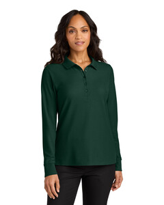 Port Authority LK200LS Cotton/Polyester Blend-Women's Wearever Signature Pique Long Sleeve Polo Cotton/Polyester Blend