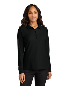 Port Authority LK200LS Cotton/Polyester Blend-Women's Wearever Signature Pique Long Sleeve Polo Cotton/Polyester Blend