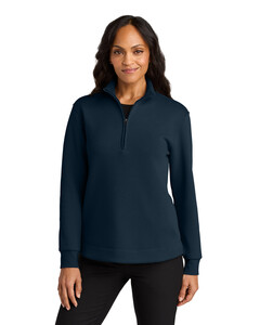 Port Authority LK210 Navy-Women's Wearever Signature Double Pique 1/4-Zip Navy