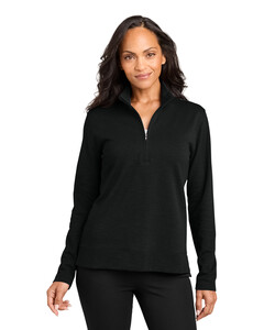 Port Authority LK821 Black-Women's Breakwater 1/4-Zip Black